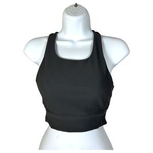 Wilo Charcoal Grey Racerback Long Line Sports Bra Size Small